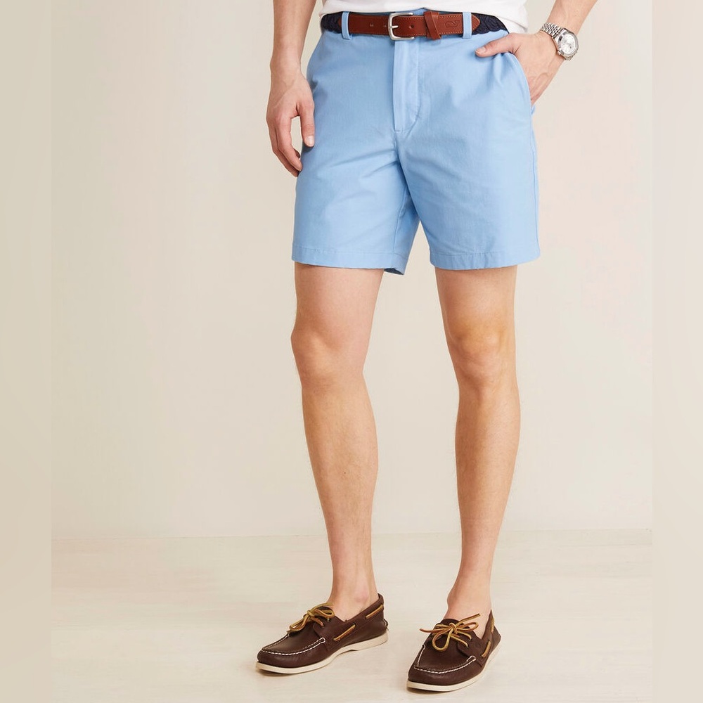 Vineyard Vines Blue Flat Front Shorts